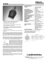 Audio Technica AT-849 - Owners Manual